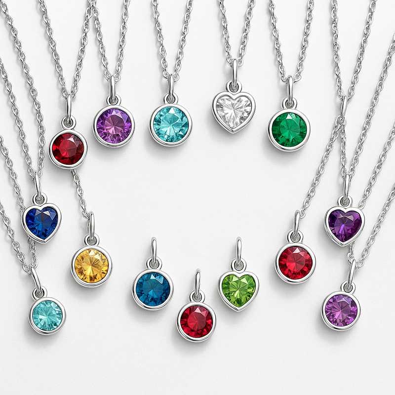 Seasonal Sparkle: Custom Birthstone Charm Necklaces Seasonal Sparkle: Custom Birthstone Charm Necklaces - Featured Image
