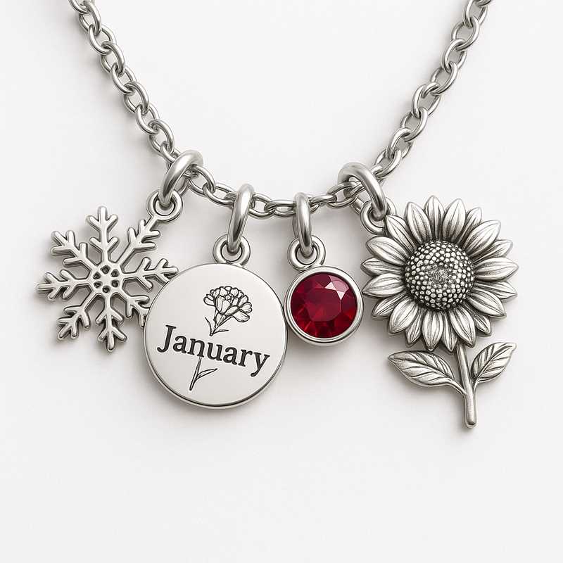 Seasonal Charm: Custom Birthstone & Flower Necklaces for Every Occasion Seasonal Charm: Custom Birthstone & Flower Necklaces for Every Occasion - Featured Image