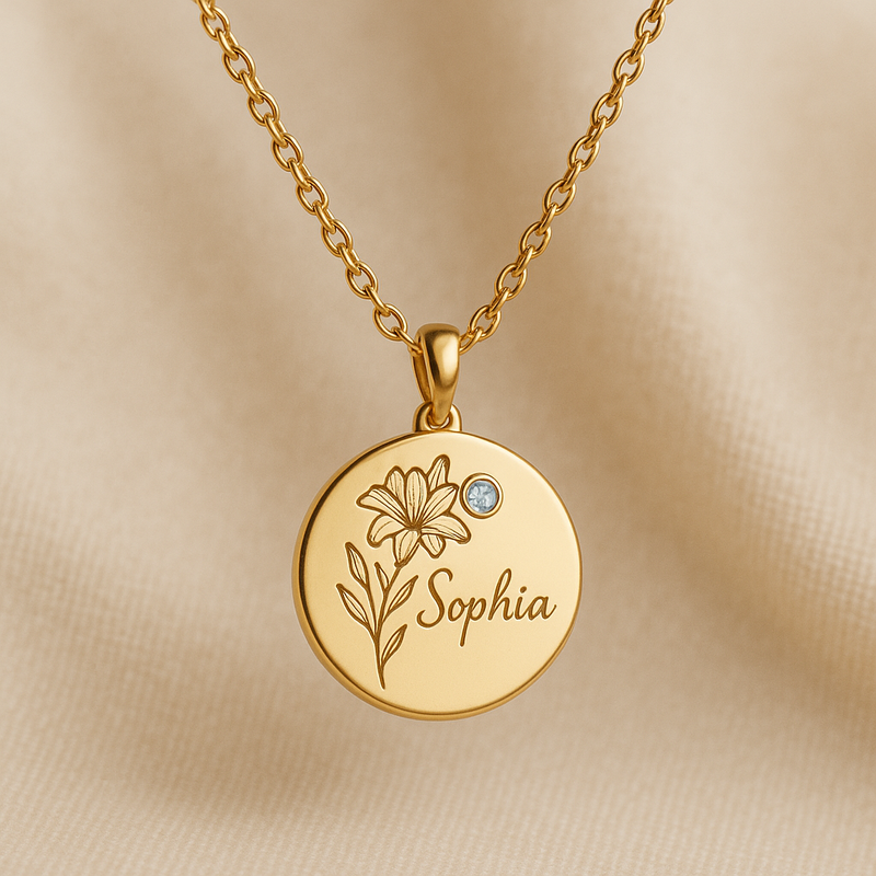 Boost Your Jewelry Brand with Custom Birth Month Flower Birthstone Charm Necklaces: A Personalized and Durable Customization Solution