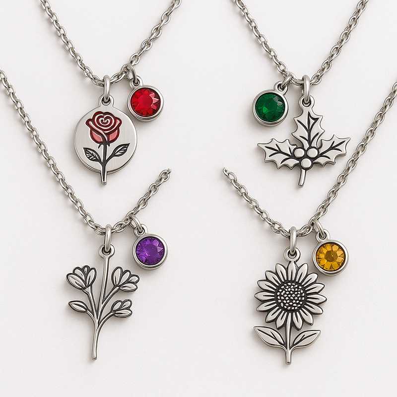 Seasonal Charm Collections: Custom Birthstone & Flower Necklaces for Every Occasion Seasonal Charm Collections: Custom Birthstone & Flower Necklaces for Every Occasion - Featured Image