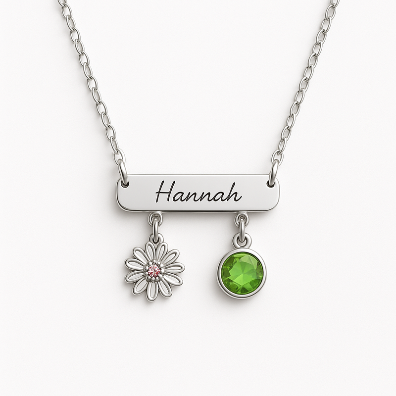 Elevate Your Jewelry Line with Custom Birth Month Flower Necklaces, Personalized Birthstone Flower Jewelry, and Birthstone Charm Necklaces
