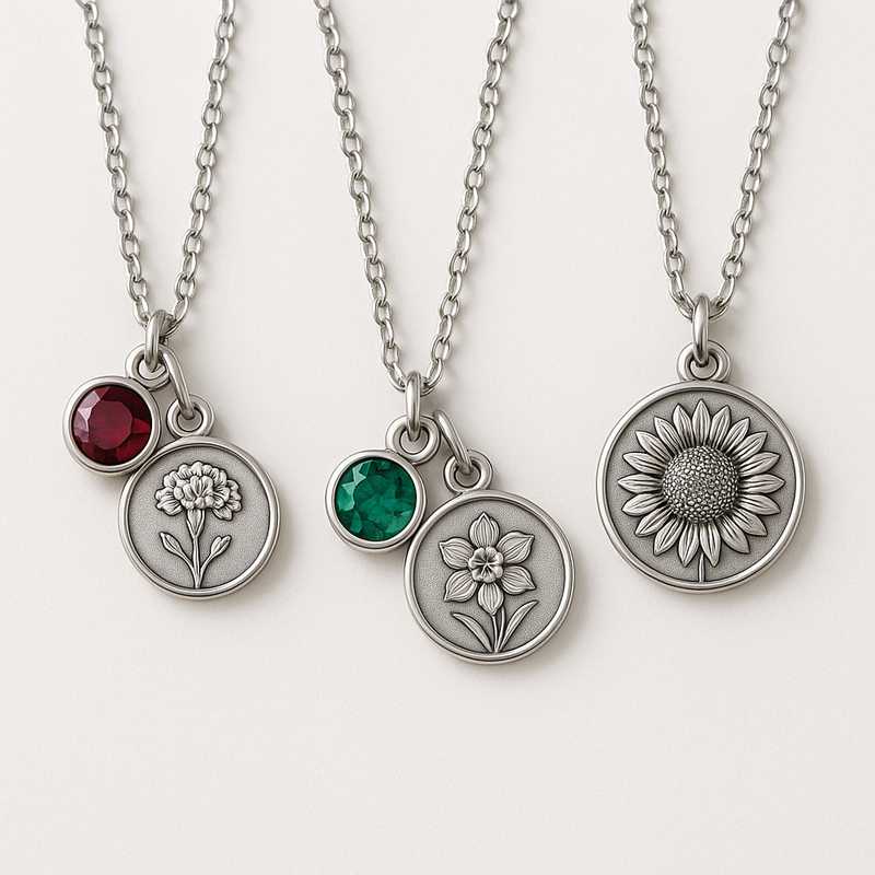 Seasonal Charm Necklaces: Custom Birthstones & Flowers for Every Occasion Seasonal Charm Necklaces: Custom Birthstones & Flowers for Every Occasion - Featured Image