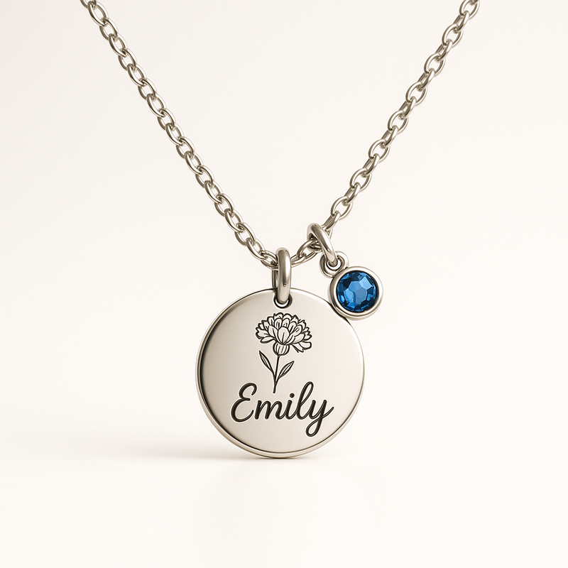 Why Custom Birth Month Flower Birthstone Charm Necklaces are the Perfect Personalized Jewelry for Moms: Wholesale Customization for Jewelry Brands