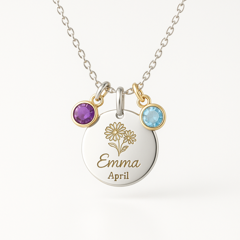 Boost Your Jewelry Brand with Custom Birthstone Charm Necklaces, Birth Month Flower Designs, and Personalized Birthstone Jewelry for Wholesale Success