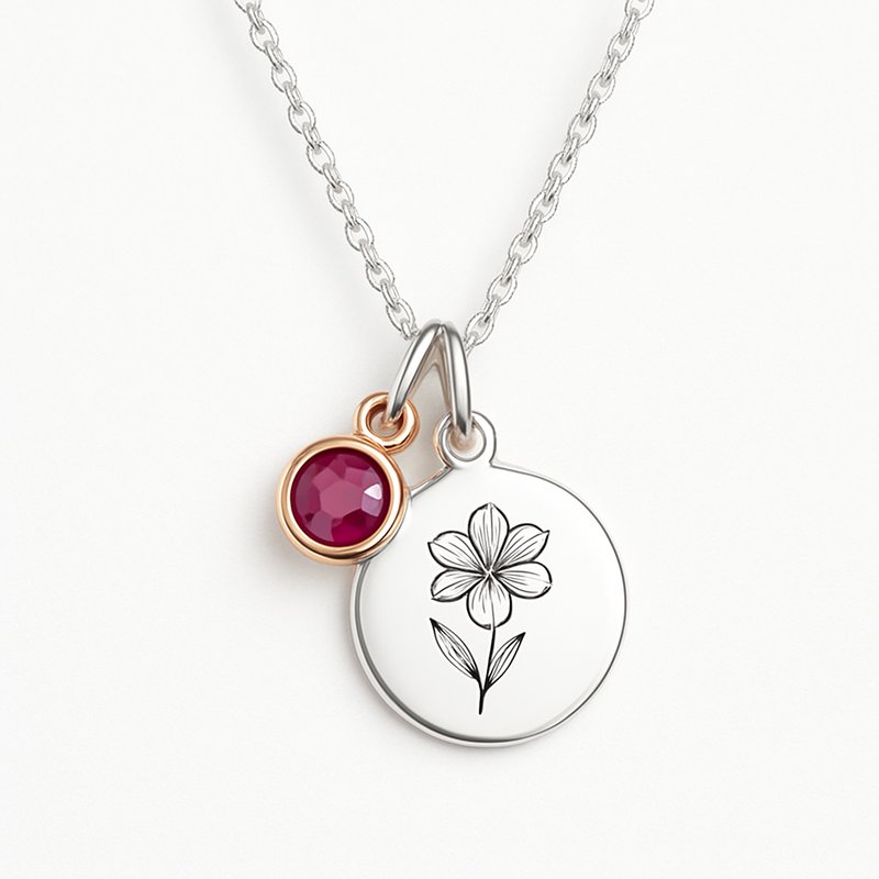 Boost Your Jewelry Brand’s Appeal with Custom Birthstone Charm Necklaces and Personalized Birth Month Flower Necklaces for Wholesale Success