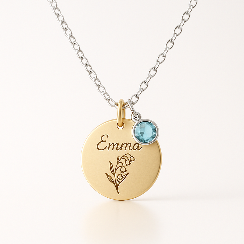 Custom Birth Month Flower Necklace: A Trendy Option for Personalized Birthstone Jewelry with Wholesale Manufacturing Benefits