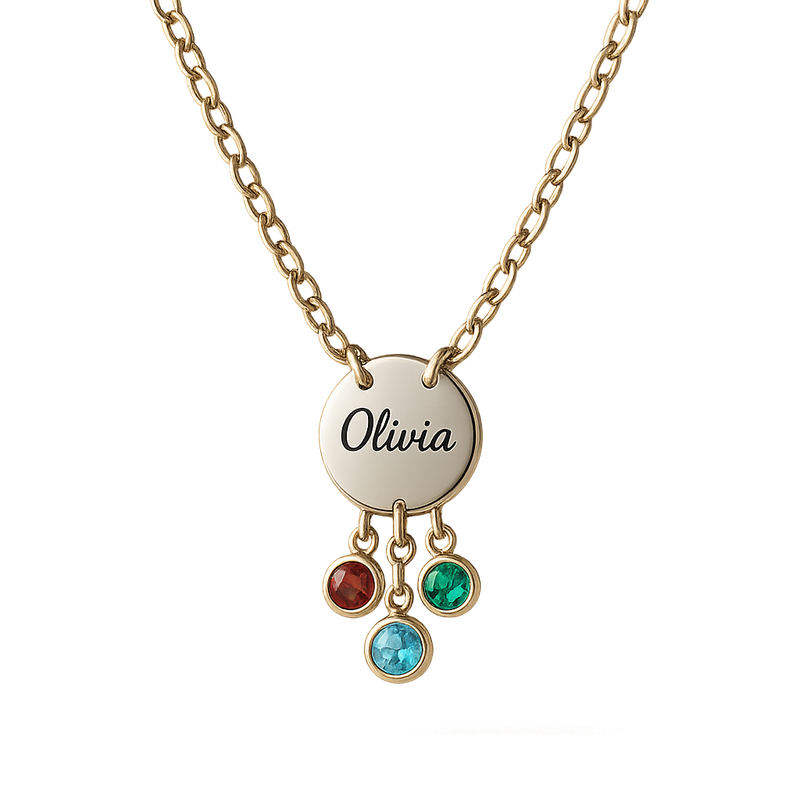 Boost Business Growth with Custom Birthstone Charm Necklace Manufacturing: Durable, Personalized Designs at Low MOQ