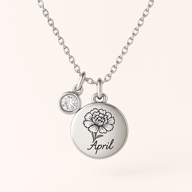 Boost Business Growth with Custom Birth Month Flower Birthstone Charm Necklace Manufacturing & Design Services