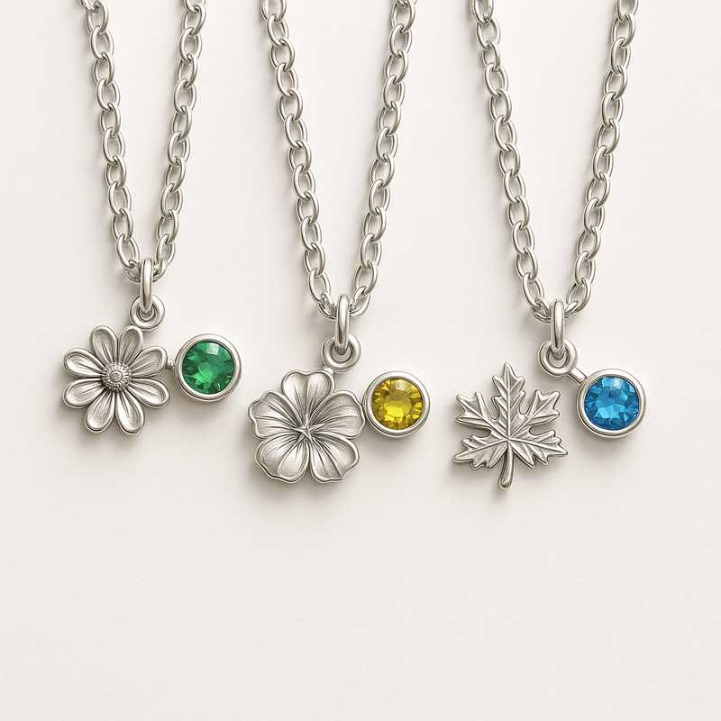 Seasonal Charms: Custom Birthstone & Flower Necklaces for Every Occasion Seasonal Charms: Custom Birthstone & Flower Necklaces for Every Occasion - Featured Image