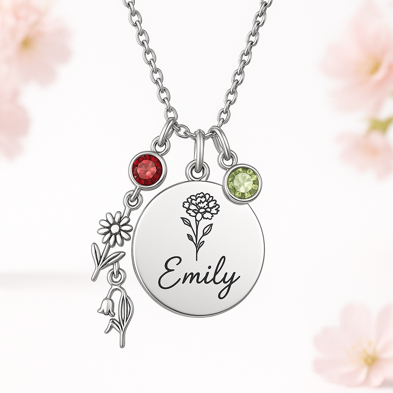 Why Custom Birth Month Flower Necklaces and Personalized Birthstone Flower Jewelry Are the Next Big Trend in Wholesale Stainless Steel Jewelry Manufacturing