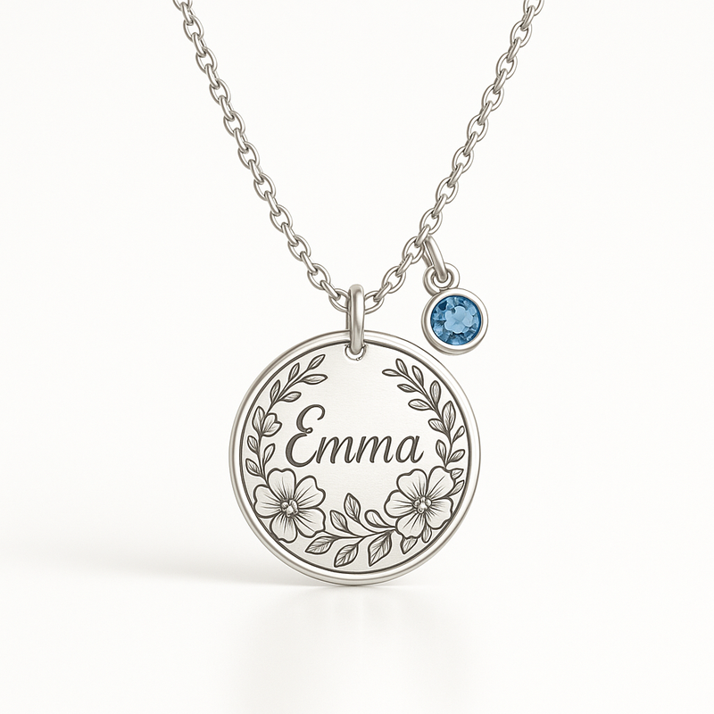 Custom Birth Month Flower Birthstone Charm Necklace: The Ultimate Personalized Floral Jewelry for Your Jewelry Brand