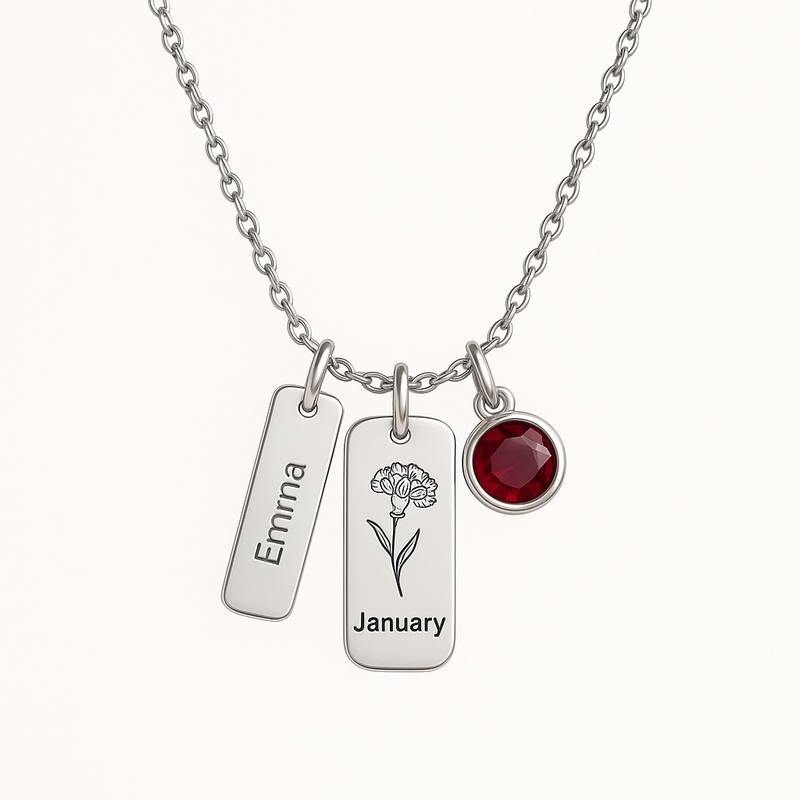 Boost Your Jewelry Business with Custom Birthstone Charm Necklaces and Personalized Birth Month Flower Designs