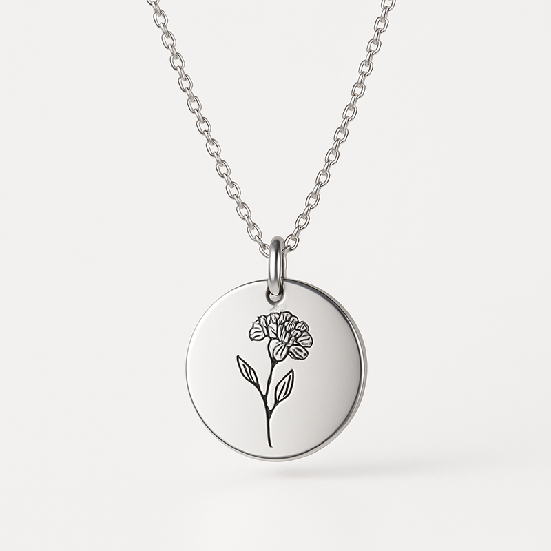 Custom Birth Month Flower Necklace Trends: Boost Your Jewelry Brand with Personalized Charm Designs & Low MOQ OEM Services