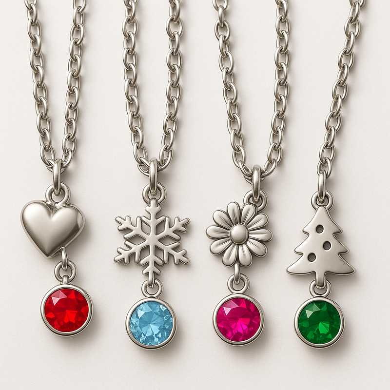 Seasonal Sparkle: Custom Birthstone & Flower Charm Necklaces for Every Occasion Seasonal Sparkle: Custom Birthstone & Flower Charm Necklaces for Every Occasion - Featured Image