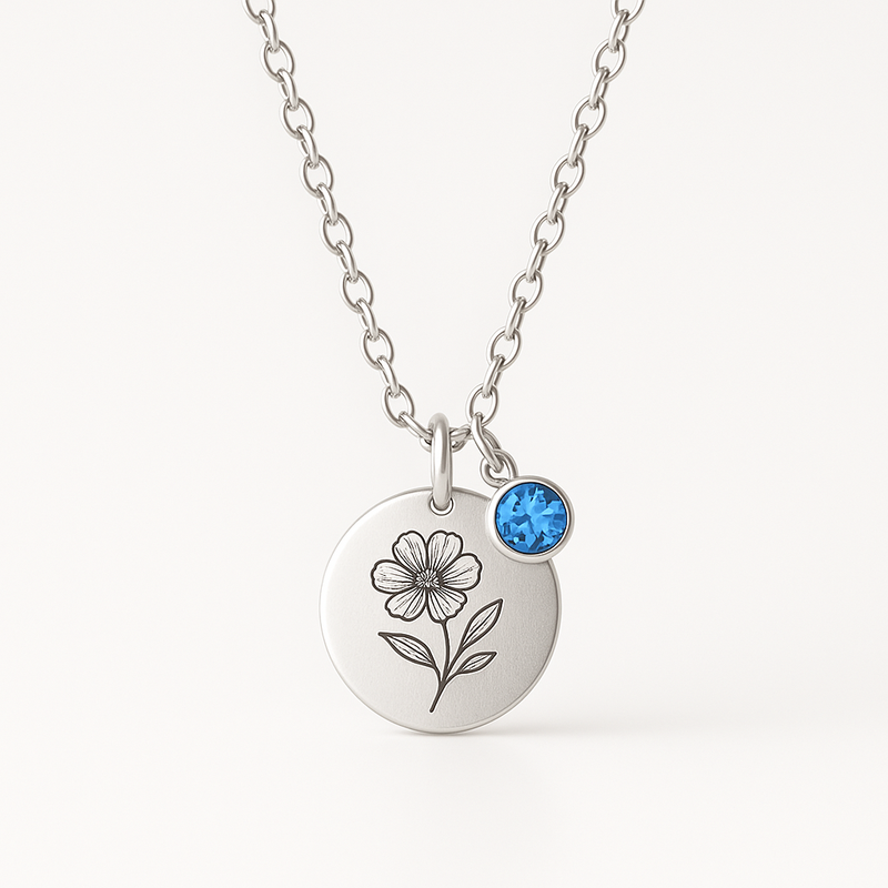 Custom Birthstone Necklace Trends: Boost Your Jewelry Business with Personalized Floral Charm Manufacturing