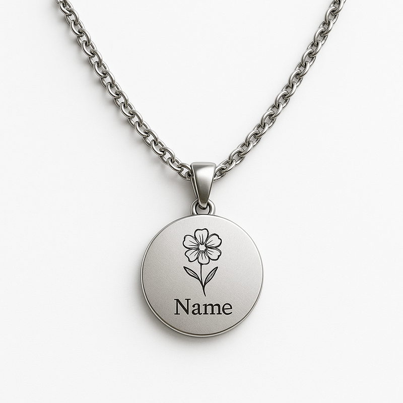 Custom Birth Month Flower Necklace Trends: Boost Your Jewelry Brand with Personalized Stainless Steel Designs