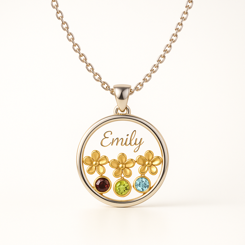 Boost Your Jewelry Business with Custom Birthstone Charm Necklaces and Personalized Birthstone Flower Designs