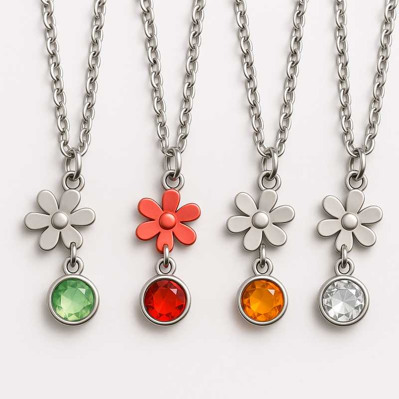 Celebrate Every Moment: Custom Birthstone & Flower Necklaces for Every Season Celebrate Every Moment: Custom Birthstone & Flower Necklaces for Every Season - Featured Image