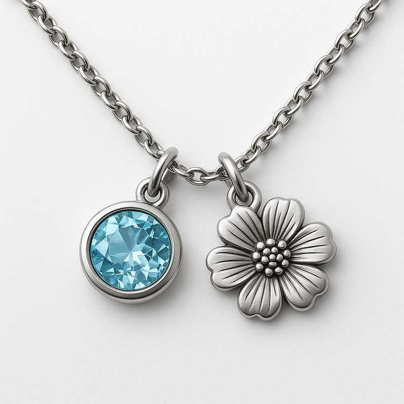 Tailored Charm Necklaces: Crafting Your Unique Birthstone & Flower Jewelry Tailored Charm Necklaces: Crafting Your Unique Birthstone & Flower Jewelry - Featured Image