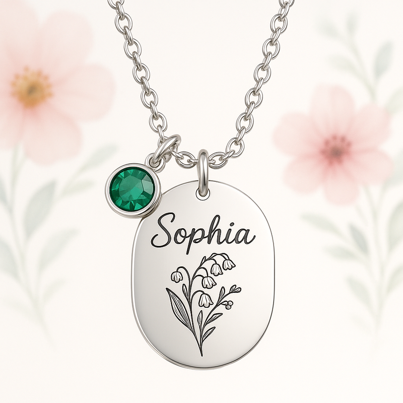 Boost Your Jewelry Brand with Custom Birthstone Charm Necklaces, Birth Month Flower Necklaces, and Personalized Birthstone Flower Pendants