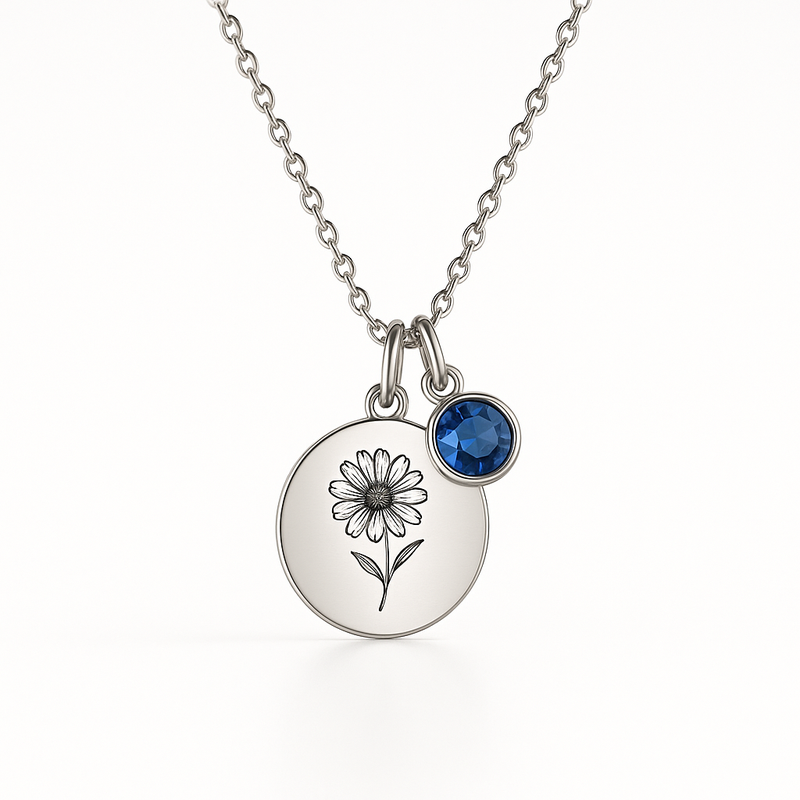 Custom Birth Month Flower Birthstone Charm Necklace: A Profitable Trend in Wholesale Stainless Steel Jewelry Manufacturing