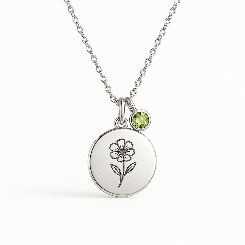 Custom Birthstone Charm Necklace: Elevating Your Jewelry Business with Personalized Birthstone Jewelry and Birth Month Flower Designs