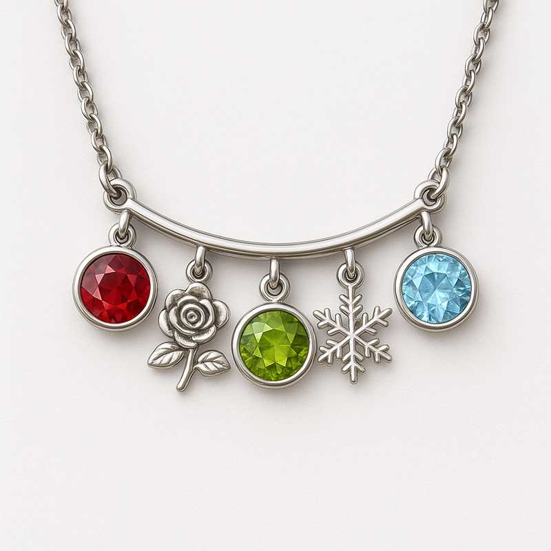 Seasonal Sparkle: Custom Birthstone & Flower Necklaces for Every Occasion Seasonal Sparkle: Custom Birthstone & Flower Necklaces for Every Occasion - Featured Image
