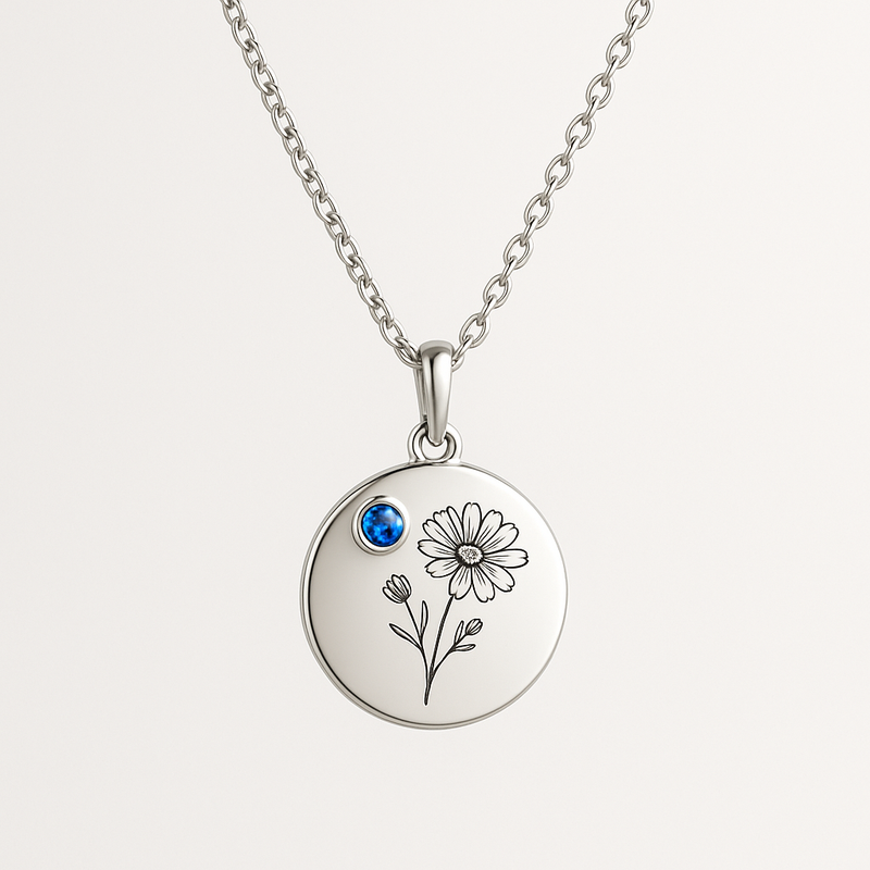 Custom Birth Month Flower Necklace: Boost Your Jewelry Business with Personalized Birthstone Charm Necklaces and Flower Jewelry