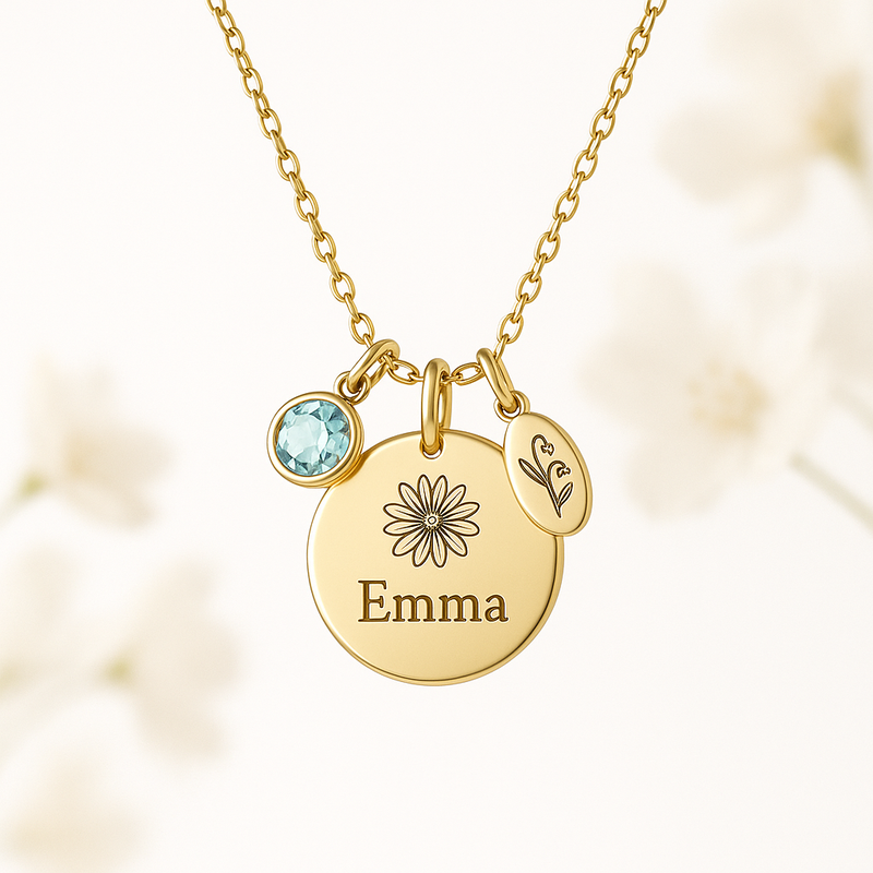 Boost Your Jewelry Business with Custom Birthstone Charm Necklaces, Birth Month Flower Necklaces & Personalized Designs