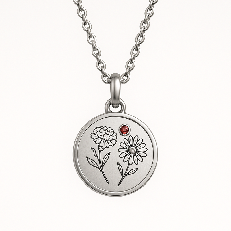 Boost Your Jewelry Business with Custom Birth Month Flower Necklace Manufacturing: Low MOQ & Personalization Options