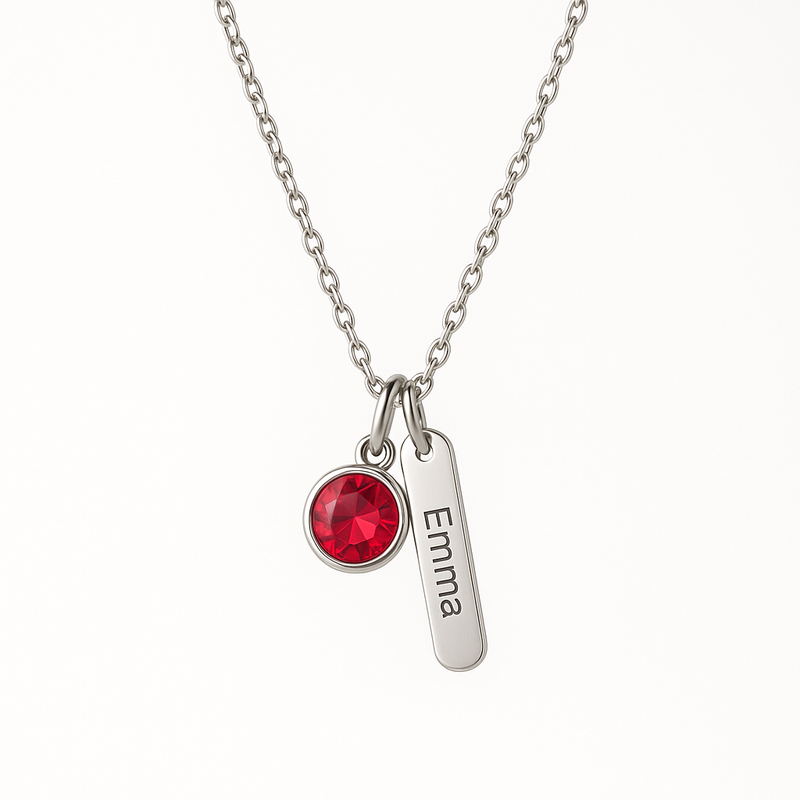 Custom Birthstone Charm Necklace Manufacturing: Boost Your Jewelry Brand with Personalized Designs & Low MOQ