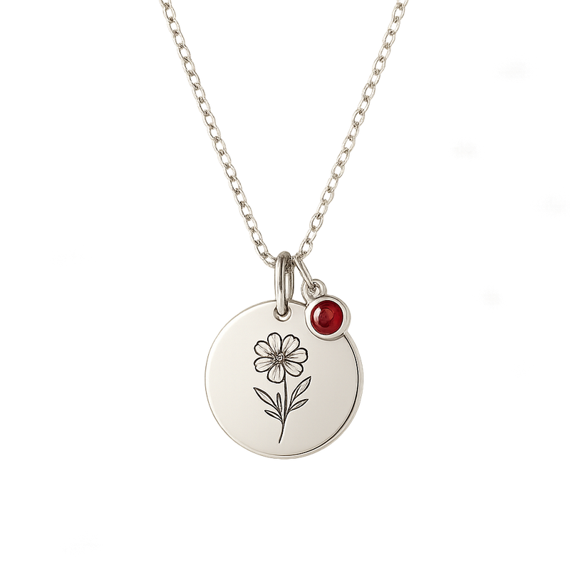 Custom Birth Month Flower Necklace: Boost Your Jewelry Line with Trendy Personalized Gift Manufacturing
