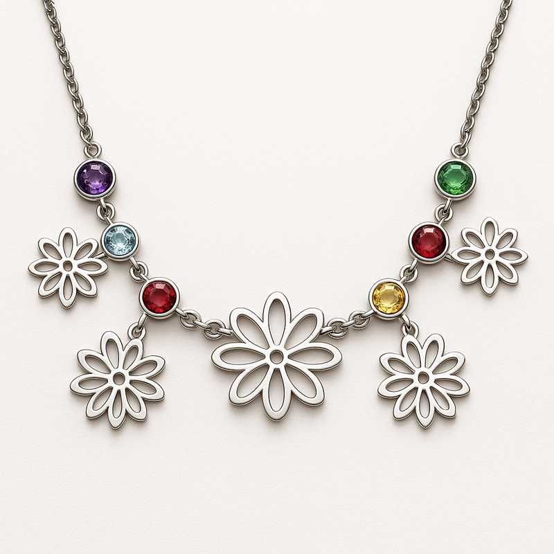 Timeless Glow: Limited-Edition Floral Birthstone Necklaces - Featured Image