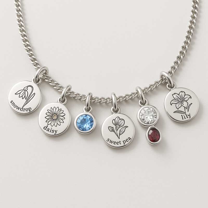 Joyful Gifting Series: Custom Floral & Birthstone Charms Joyful Gifting Series: Custom Floral & Birthstone Charms - Featured Image