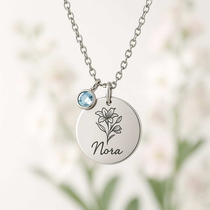 Custom Birth Month Flower Necklace Wholesale: Boost Your Jewelry Brand with Personalized Pendant Solutions
