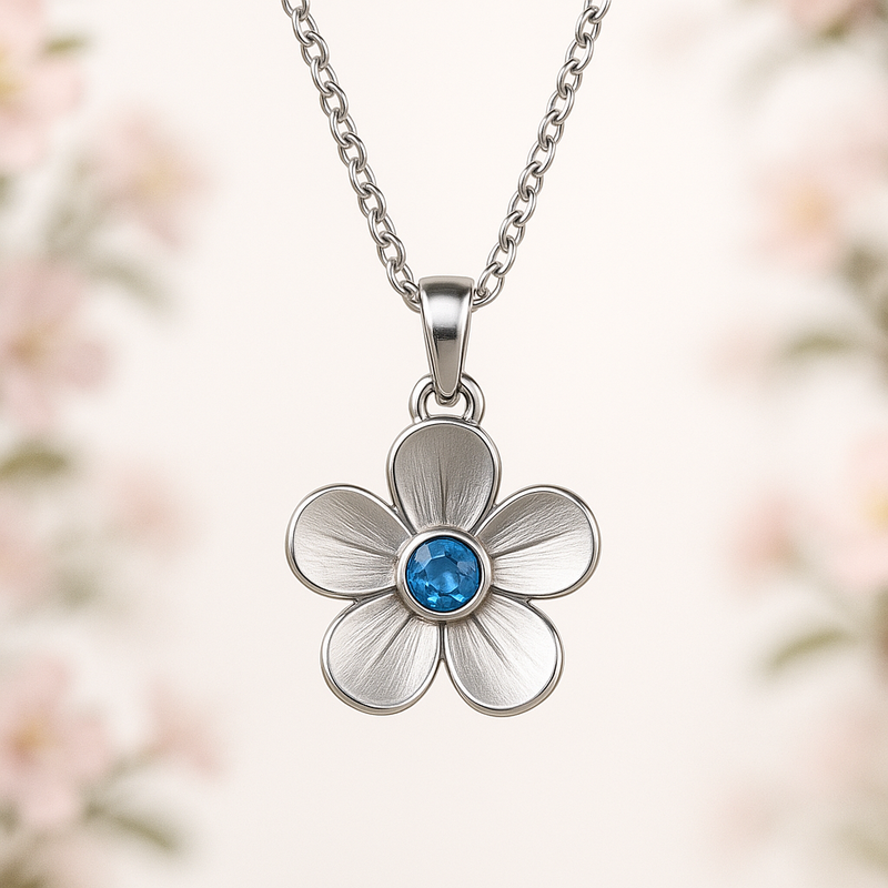 Boost Business with Custom Birthstone Flower Charm Necklaces: Wholesale Personalized Jewelry Gifts for Birth Month Gifting
