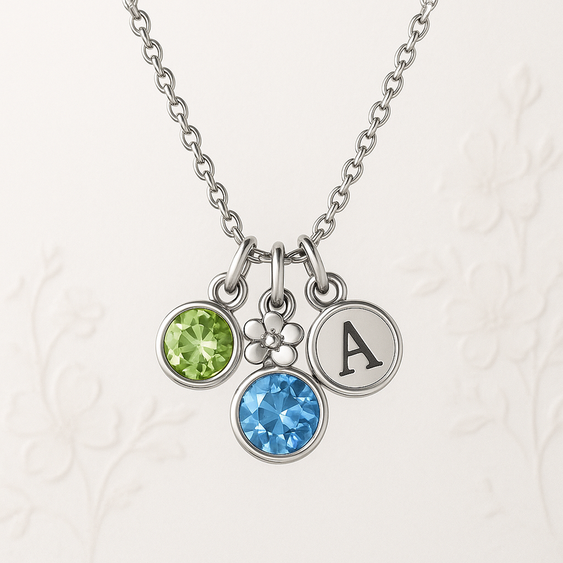 Custom Birthstone Flower Necklace Trends for 2025: Boost Your Jewelry Business with Personalized Charm Jewelry and Stone Pendant Designs