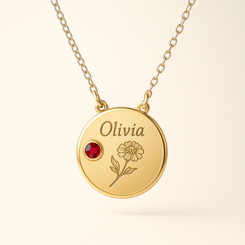 Enhance Your Jewelry Line with Custom Birthstone Charm Necklaces, Birth Month Flower Necklaces, and Personalized Birthstone Necklaces – Boost Customization and Wholesale Opportunities