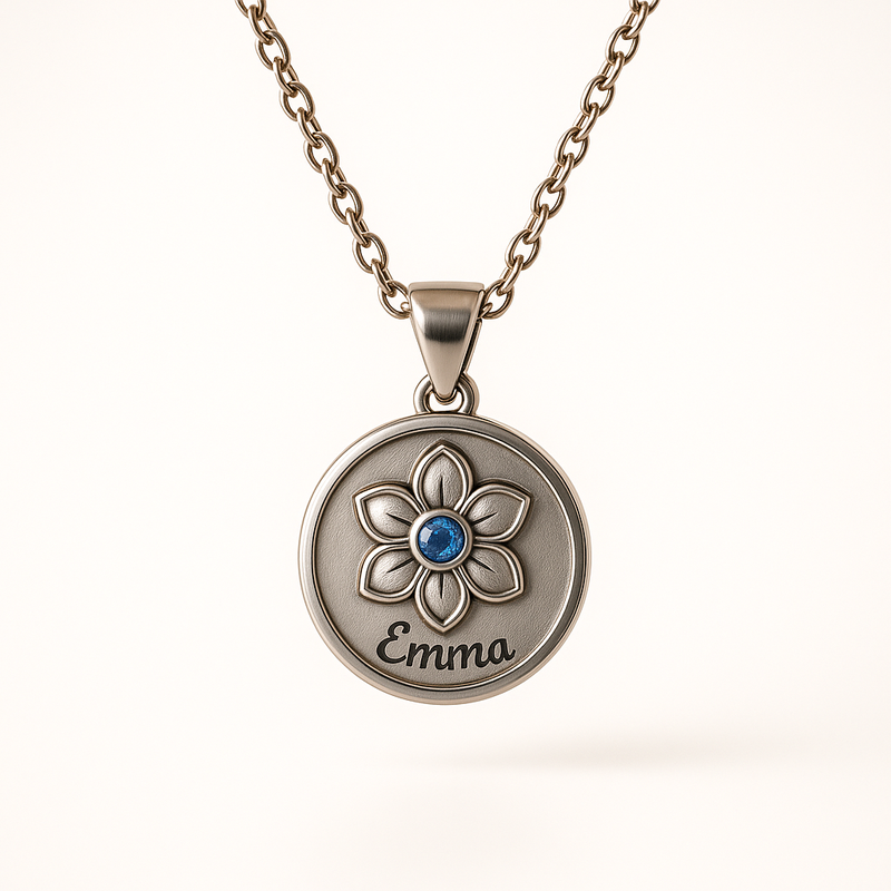 Custom Birthstone Flower Necklace: A Durable, Low MOQ Jewelry Solution for Personalized Birth Month Jewelry for Moms