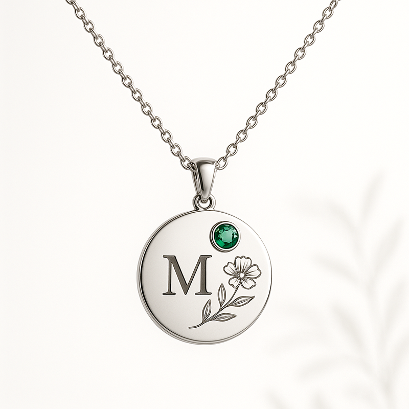 Custom Birthstone Flower Necklace: The Growing Trend of Personalized Birth Month Jewelry in the Stainless Steel Market