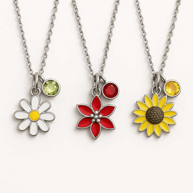 Seasonal Charms: Limited Edition Birthstone & Flower Necklaces for Every Celebration Seasonal Charms: Limited Edition Birthstone & Flower Necklaces for Every Celebration - Featured Image