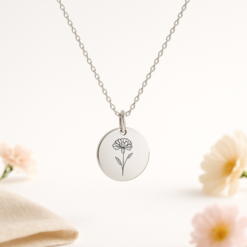 Custom Birth Month Flower Necklace Trends: Boost Your Jewelry Business with Low MOQ & OEM Design Services