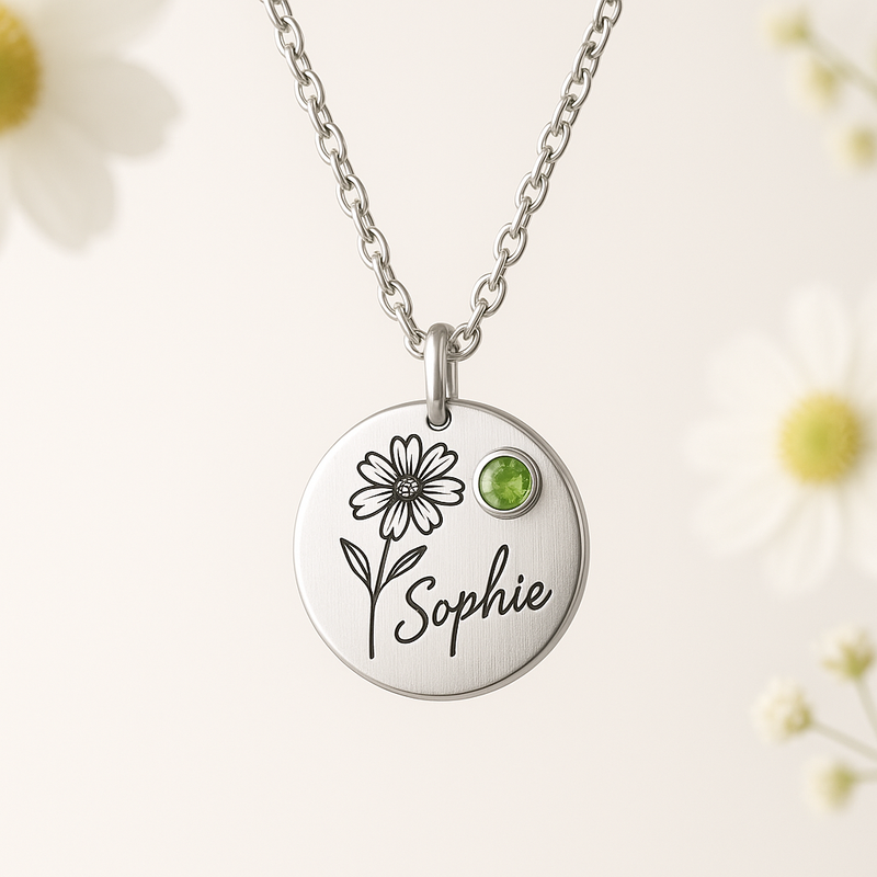 Custom Birth Month Flower Necklace Trends in OEM Jewelry: Boost B2B Growth with Personalized Birthstone Designs