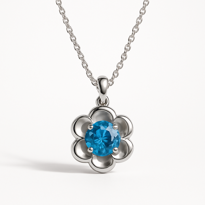 Boost Business Growth with Custom Birthstone Flower Necklace Manufacturing: Low MOQ & Premium Stainless Steel Solutions