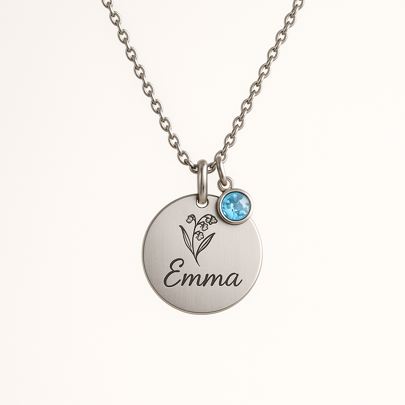 Custom Birth Month Flower Necklace: The Perfect Addition to Your Personalized Birthstone Flower Jewelry Collection