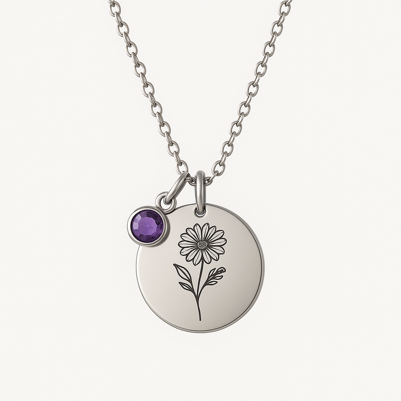 Custom Birth Month Flower Necklace: How OEM/ODM Manufacturers Can Leverage Personalized Birthstone Charm Necklaces for Business Growth