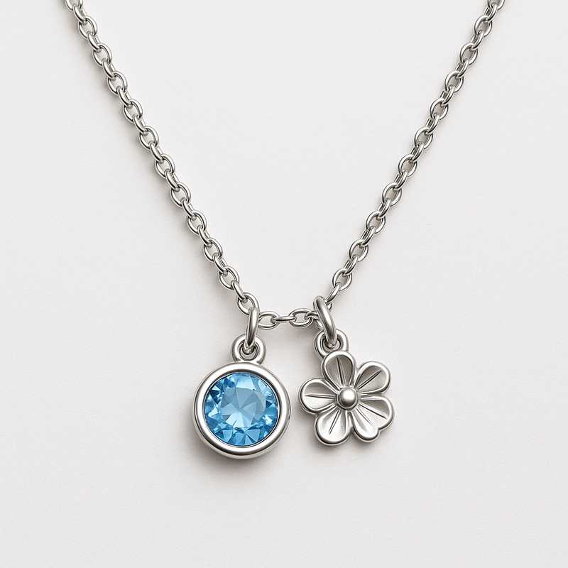 Celebrate Every Season with Custom Birthstone & Flower Charm Necklaces Celebrate Every Season with Custom Birthstone & Flower Charm Necklaces - Featured Image