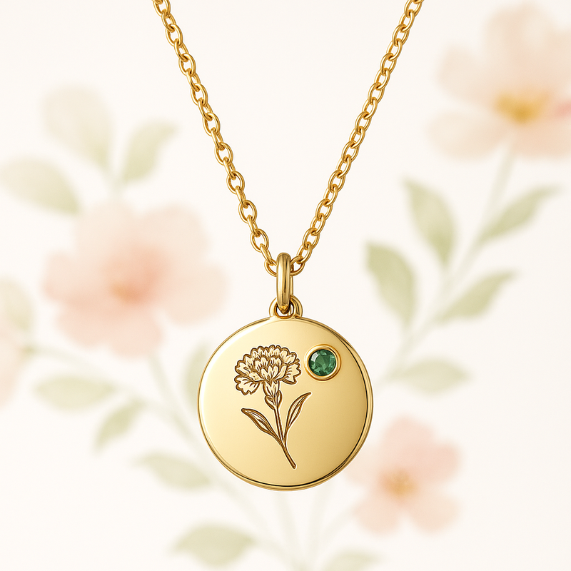 Custom Birth Month Flower Necklace: The Growing Trend of Personalized Birthstone Charm Necklaces in Wholesale Jewelry