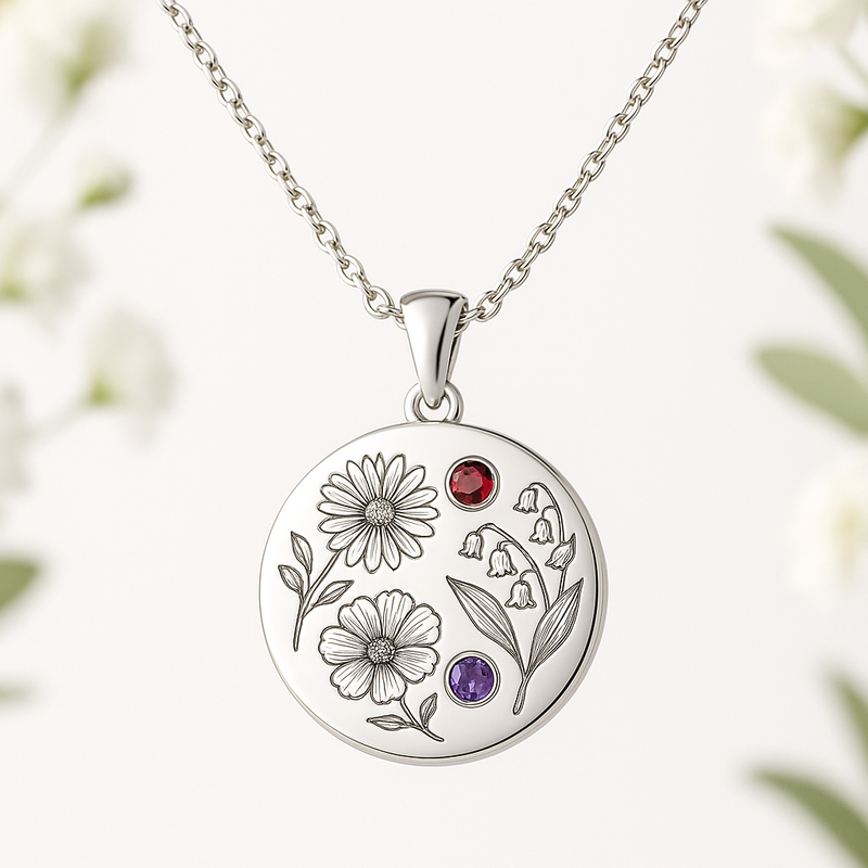 Custom Birth Month Flower Necklace Trends: Boost Wholesale Business with Personalized Birthstone Jewelry