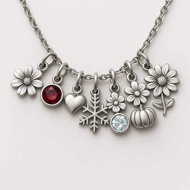 Seasonal Splendor: Custom Birth Month Charm Necklaces Seasonal Splendor: Custom Birth Month Charm Necklaces - Featured Image